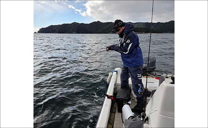 レンタルボートでのタイラバ釣行で多彩魚種顔見せ【三重】シロアマダイは不発
