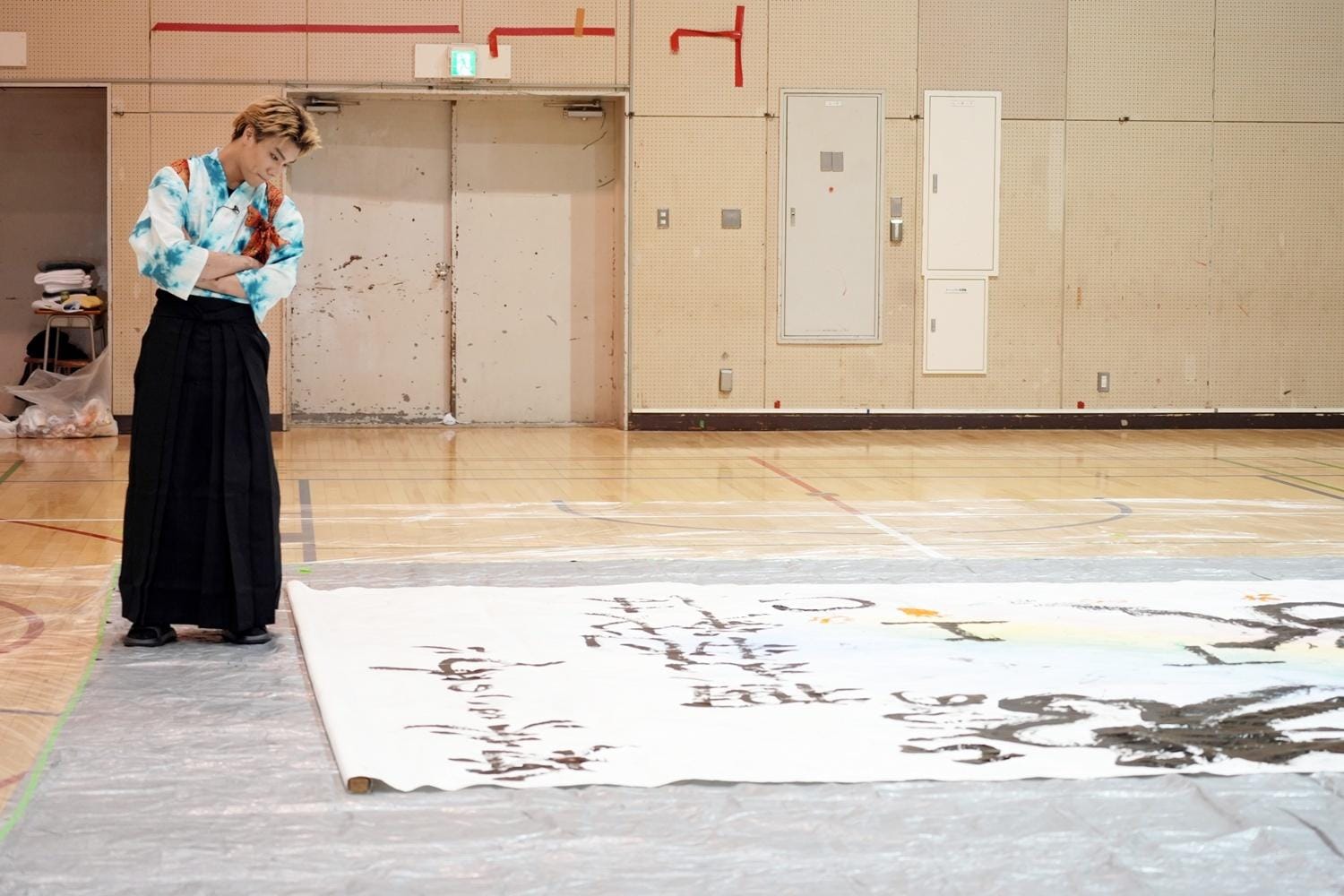 書道パフォーマンスに挑戦！LIL LEAGUEが書道＋音楽＋ダンスで躍動感あふれる作品を