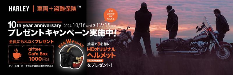 SBI日本少短、『HARLEY|車両＋盗難保険TM』10th