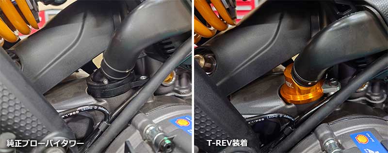 レスポンス&疲れにくさ向上! 寺本自動車商会の「T-REV」にドゥカティ用が登場 記事3