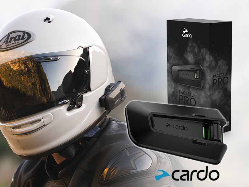 Cardo(カルド)のバイク用インカム PACKTALK シリーズ最上位機種「PACKTALK PRO」が7/26発売! メイン