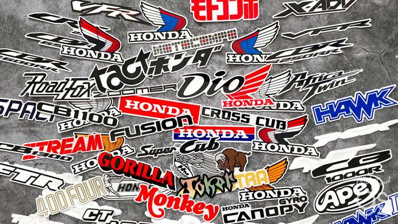 ~不朽の名車たち~Hondaロゴシリーズがステッカーとして登場!