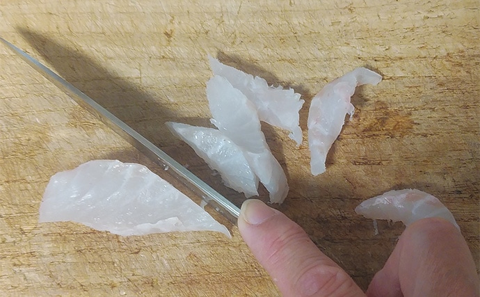 釣魚で作る「漁師めし」レシピ：オオモンハタのからしじょう油　ご飯と相性抜群