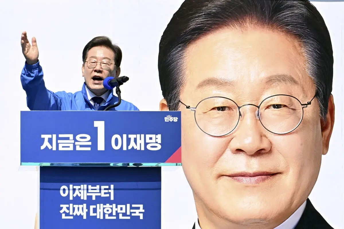 今回の大統領選挙で一貫して他候補から優位を保ってきた最大野党「共に民主党」の李在明（イ・ジェミョン）新大統領