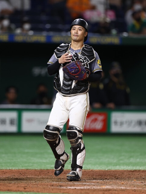 正捕手として2年ぶりのリーグ優勝に貢献した阪神・坂本。多くの指標でキャリアハイを記録するなど打撃面でも成長した