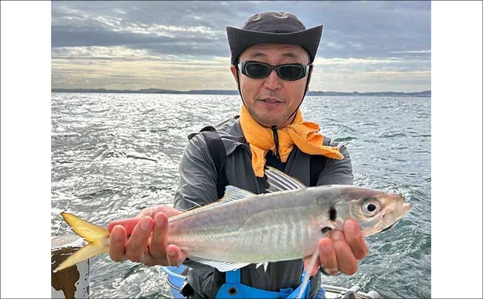 関東エリアの【船釣り特選釣果】LTショートアジ便で良型連発!竿頭24匹の快釣劇