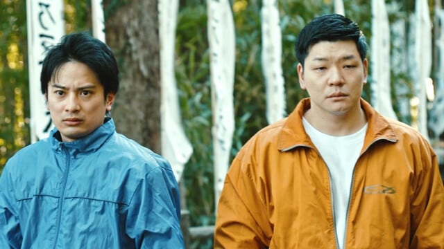 「国岡」シリーズの3作目となる本作では、国岡（右）の相棒・真中（左）にスポットが当たる　©「フレイムユニオン 最強殺し屋伝説国岡[私闘編]」製作委員会