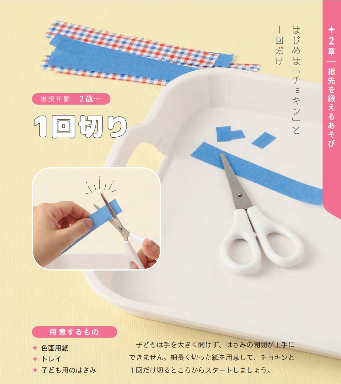 1回切り【ゆる〜く楽しく続く！おうちモンテッソーリの知育遊びアイデア帖】