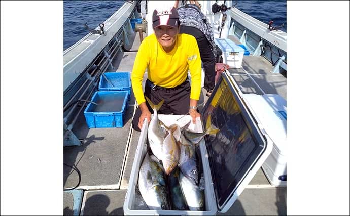 【沖釣り釣果速報】玄界灘の落とし込み釣り好調!10kg級ヒラマサ&ワラサ爆釣(福岡)