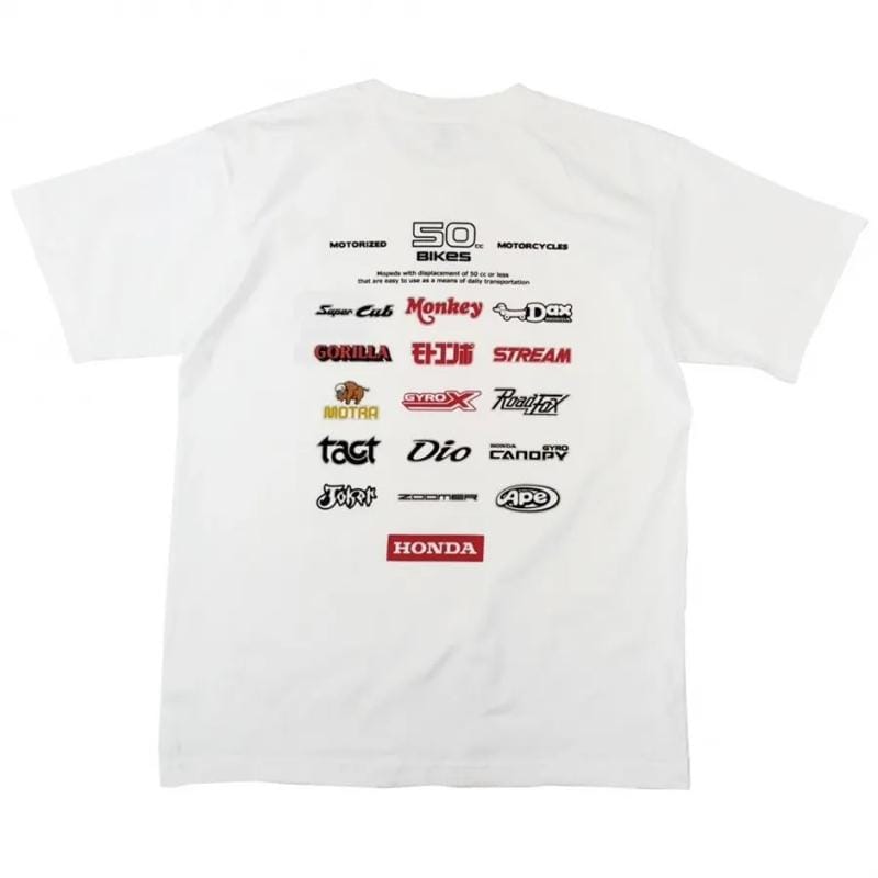 【さよなら50cc】Hondaの50ccバイクがズラリ!特別Tシャツ、Amazon.co.jpにて発売開始