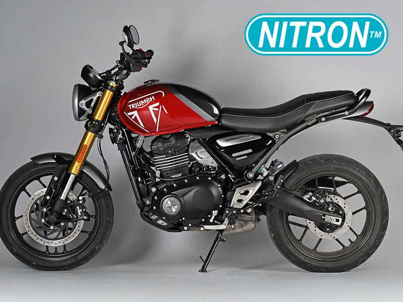 SPEED400 の足つきを改善する「ローダウンショックアブソーバー」がナイトロンから発売! メイン