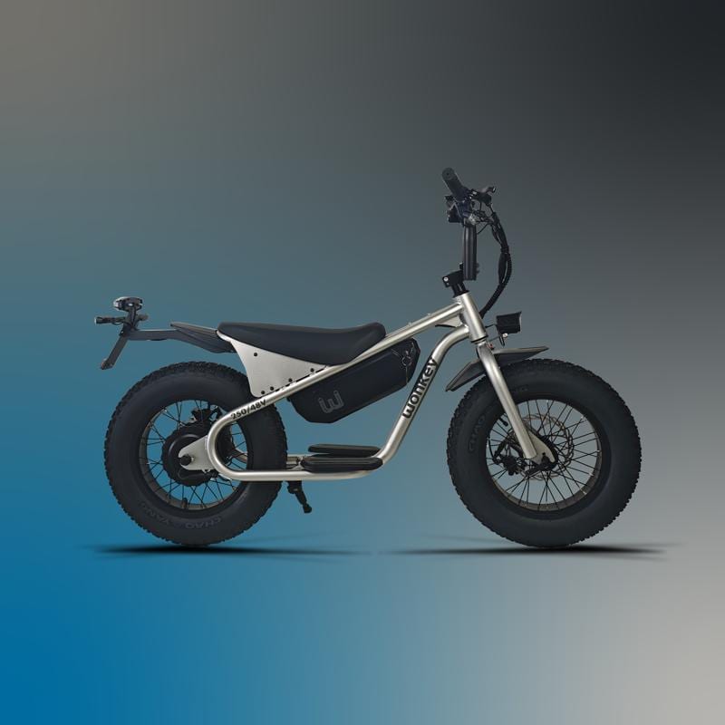 WO、特定小型原付「wonkey」シリーズに新色「SILVER」を追加。2025年12月12日(金)発売