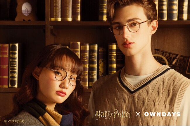 Harry Potter × OWNDAYS_2 左:HP1003B-4S 右:HP1001B-4S Harry Potter × OWNDAYS_2 左:HP1003B-4S 右:HP1001B-4S