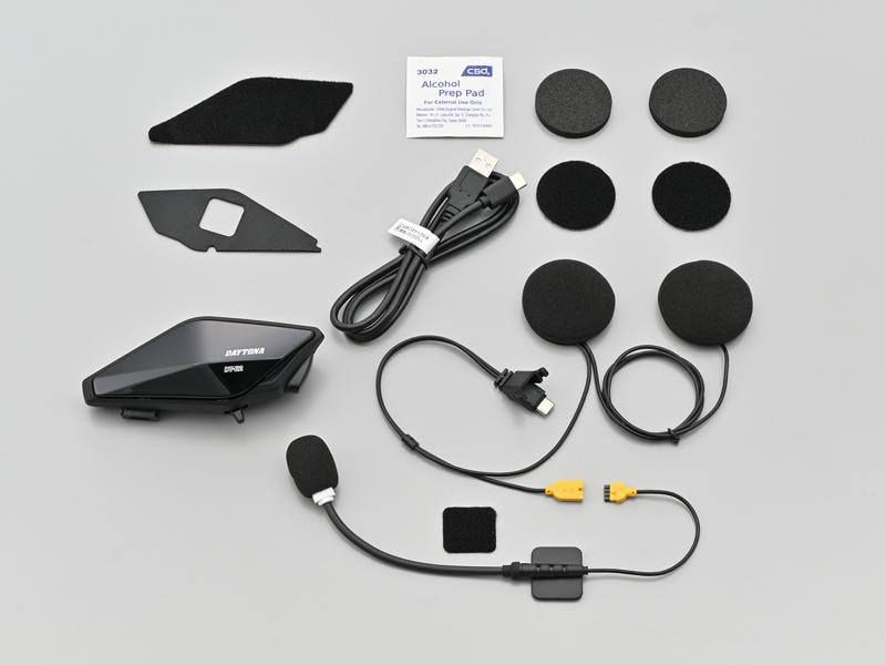 【株式会社デイトナ】簡単操作のバイク用インカム「DT-E2」を発売。2026年の大阪・東京・名古屋モーターサイクルショーにも展示