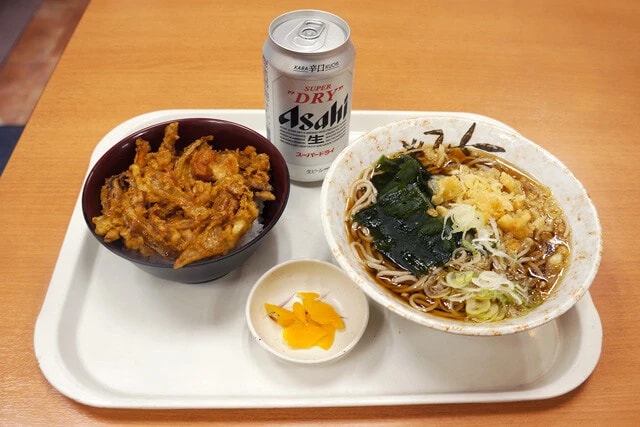 「ミニかき揚げ天丼セット」