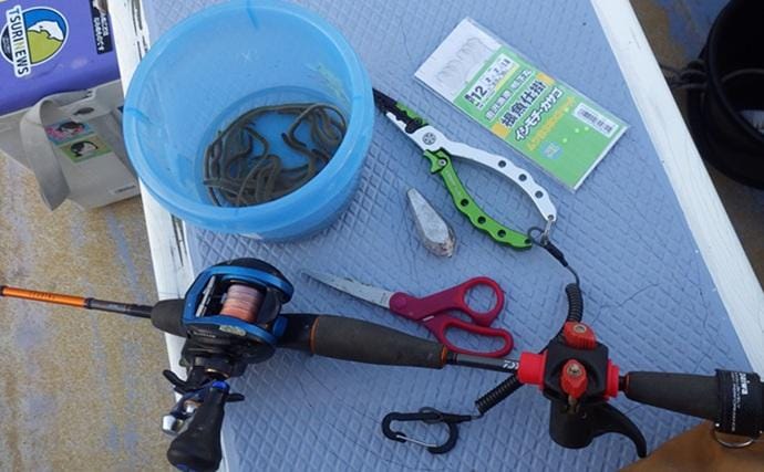 東京湾・船イシモチ釣りで本命19匹【神奈川・鴨下丸】ゲストのシロギスに苦戦？