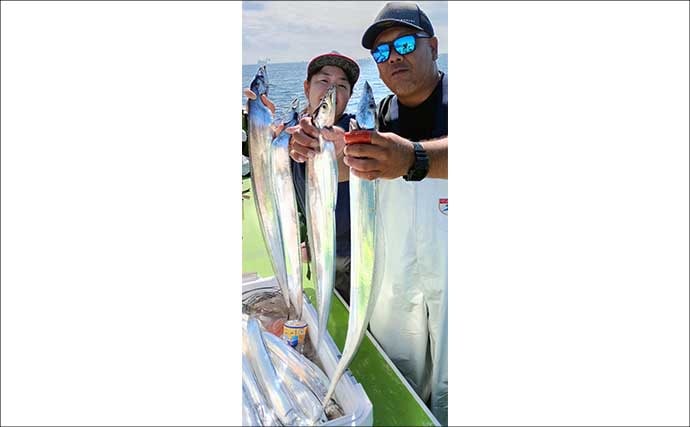 「ドラゴン級も登場!」走水沖のテンビンタチウオ釣りで船中トップ52尾【神奈川】