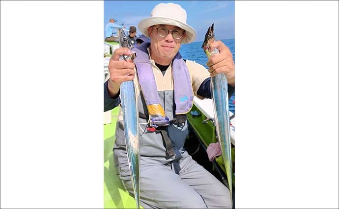 「ドラゴン級も登場!」走水沖のテンビンタチウオ釣りで船中トップ52尾【神奈川】