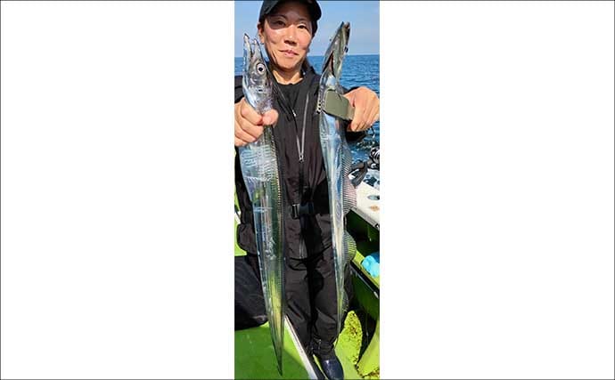 「ドラゴン級も登場!」走水沖のテンビンタチウオ釣りで船中トップ52尾【神奈川】