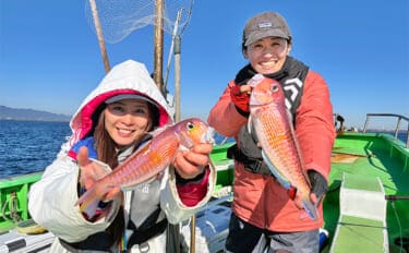 乗船者15名全員がアマダイをキャッチ！【ちがさき丸】相模湾アマダイ釣りが活況