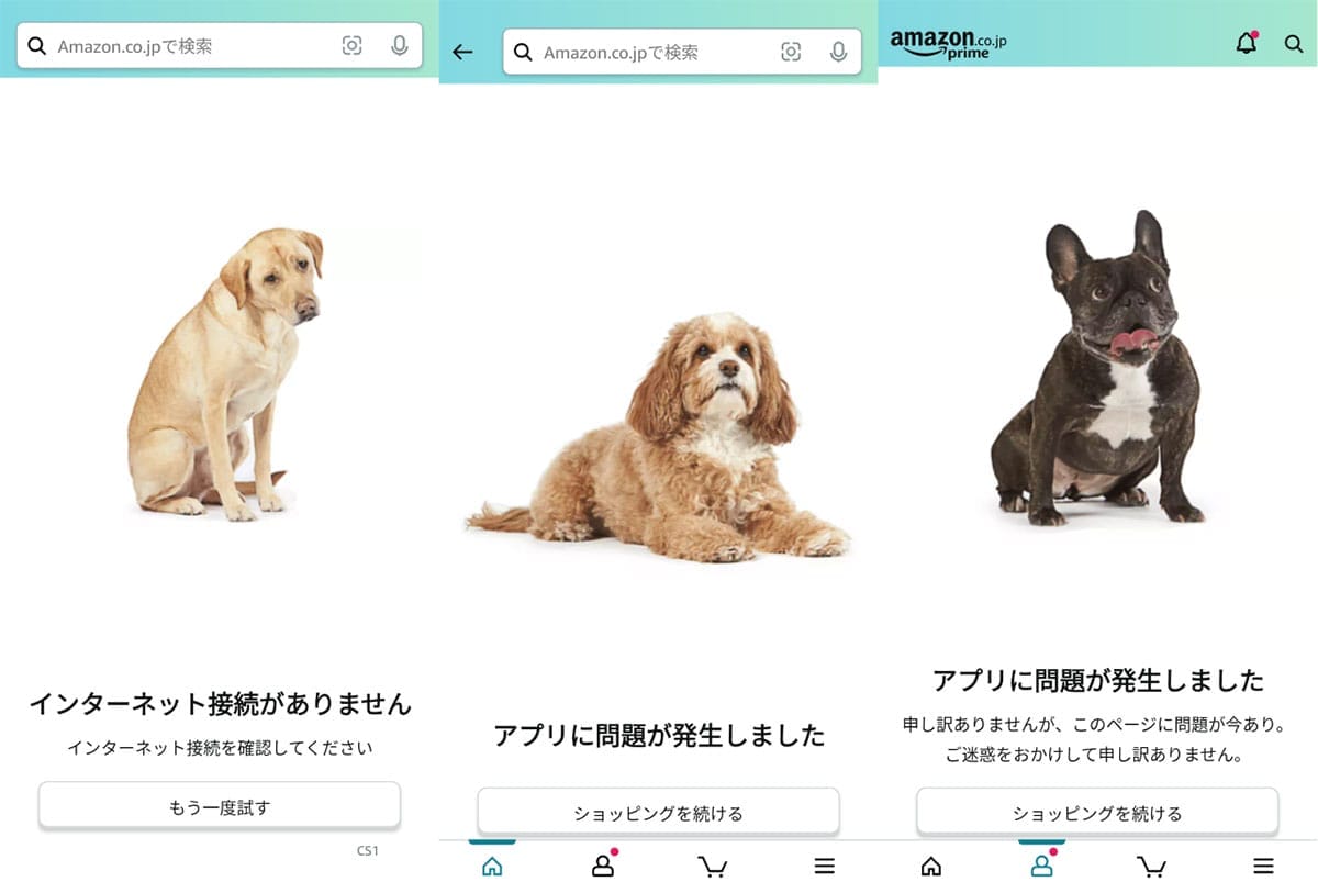 Amazonの「犬」の種類1