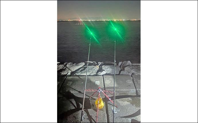 妻と挑んだ夜のアナゴ釣りで8匹キャッチ【愛知・大野海岸】深場狙いで厳しい潮を攻略