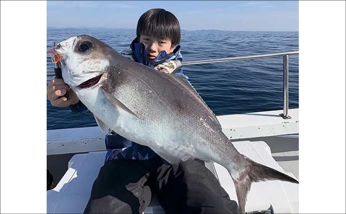 【沖のルアー釣果速報】タイラバで70cm超メダイ手中！良型マダイ＆アマダイ15匹と好釣果（三重）