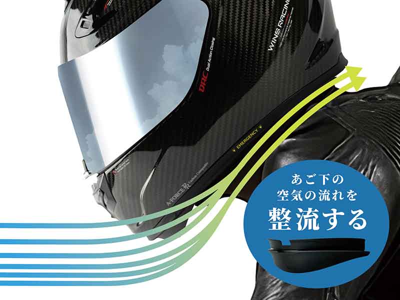 ウインズジャパンのフラッグシップヘルメット「A-FORCE RR」が発売! MFJ規格取得のドライカーボン製 記事7