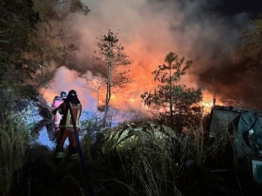 岡山県玉野市山火事１