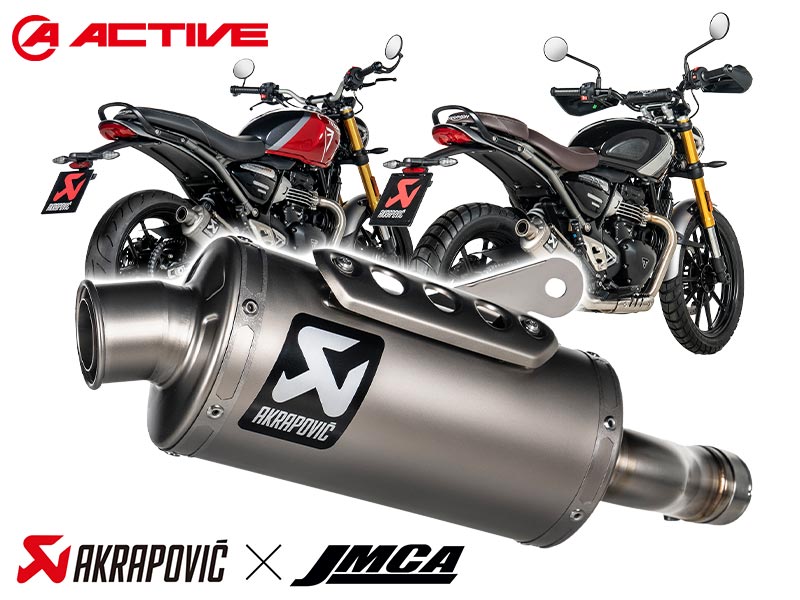 トライアンフ SPEED 400/SCRAMBLER 400X に適合するアクラポヴィッチ製スリップオンがアクティブから登場! メイン