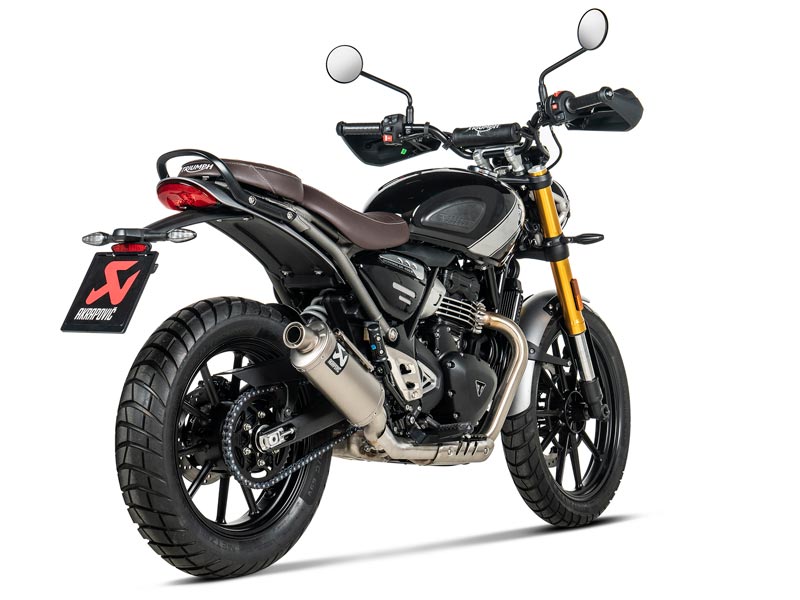 トライアンフ SPEED 400/SCRAMBLER 400X に適合するアクラポヴィッチ製スリップオンがアクティブから登場! 記事2