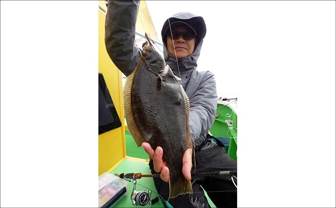 東京湾の船カレイ釣りでトップ4尾【荒川屋】1日通してアタリあり
