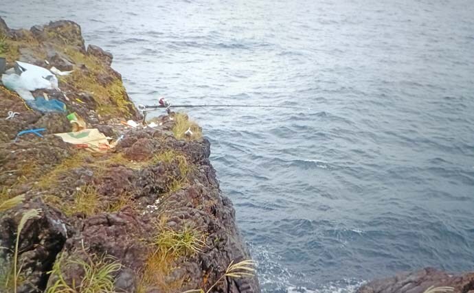 東伊豆・大難の石物釣りで1kg級イシガキダイをキャッチ【静岡】サザエにヒット