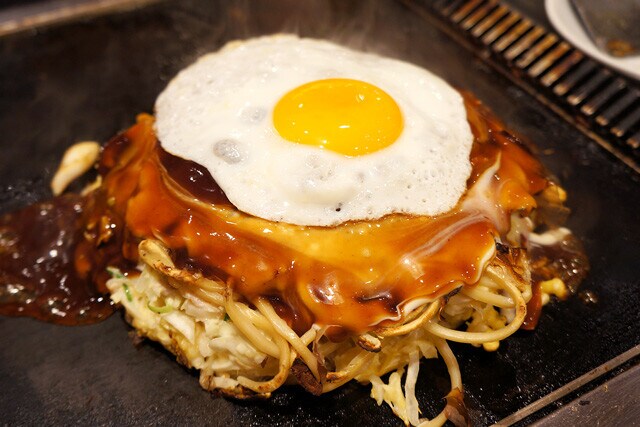 目玉焼きをのせて完成