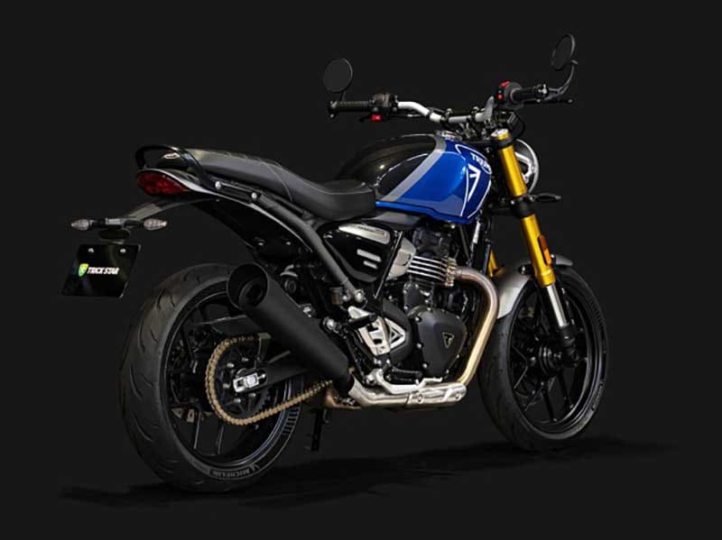 トリックスター初のトライアンフ用「SPEED400／SCRAMBLER400X 政府認証スリップオンマフラー」受注を開始！ 記事3