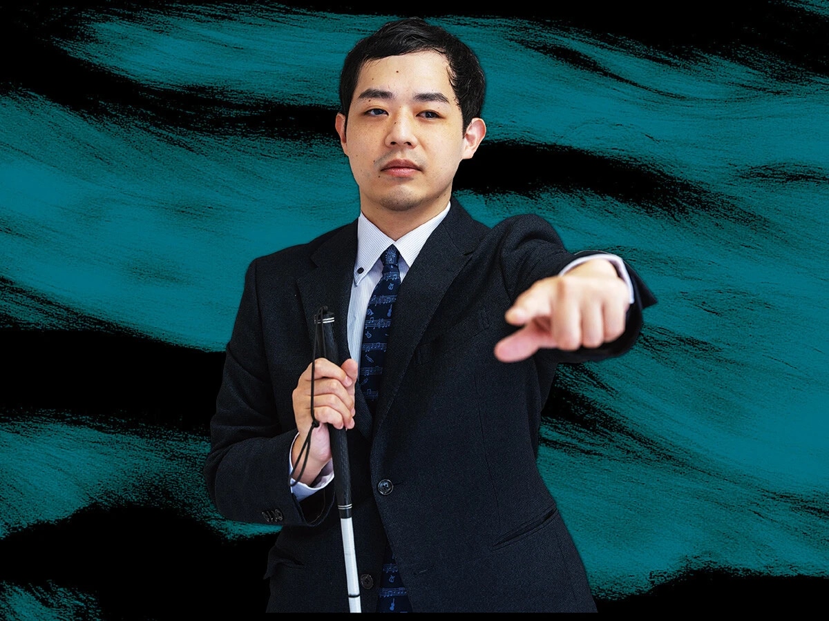 盲目のお笑い芸人・濱田祐太郎さん