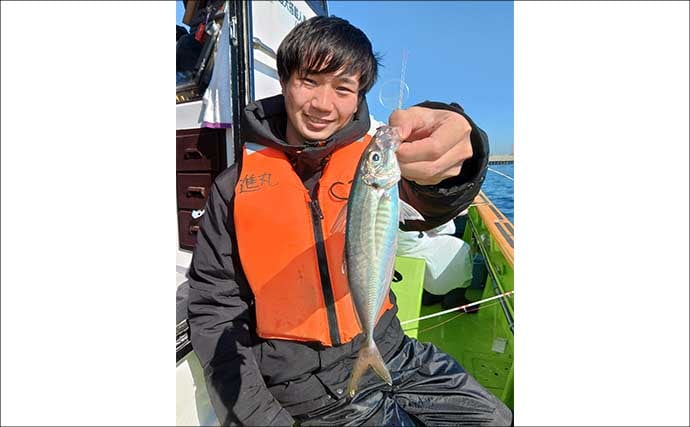 東京湾の半日LTアジ釣りでトップ26尾【進丸】ゲストにイシモチにクロダイが顔出し