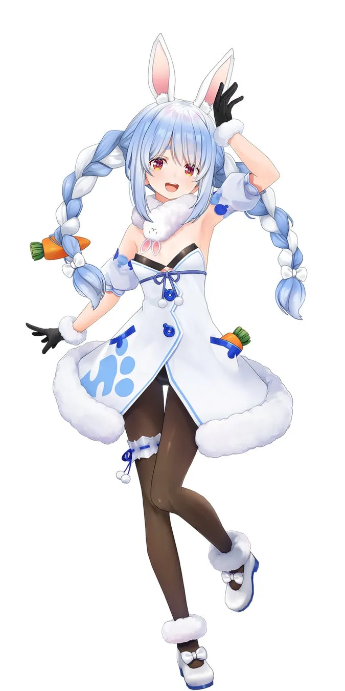 兎田ぺこらの全身イラスト