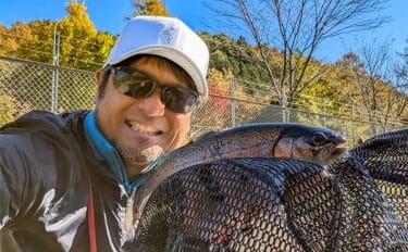 平谷湖フィッシングスポットのエリアトラウトでニジマス19匹手中【長野】クランクのデッドスローが鍵に