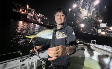 ボートアジングで27cm頭に良型アジ入れ食い!【北九州】軽量ジグヘッドと小型ワームが的中