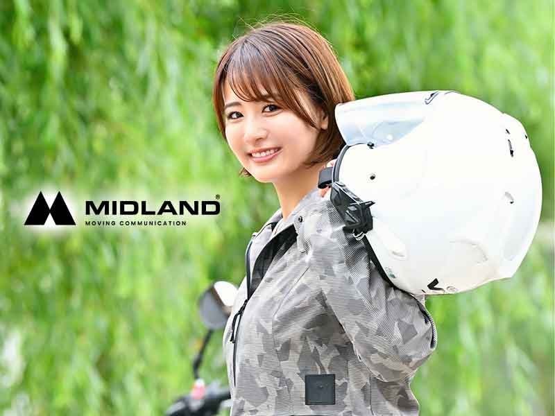 バイク用インカム MIDLAND のブランド公式アンバサダーに平嶋夏海さんが継続就任(動画あり) メイン
