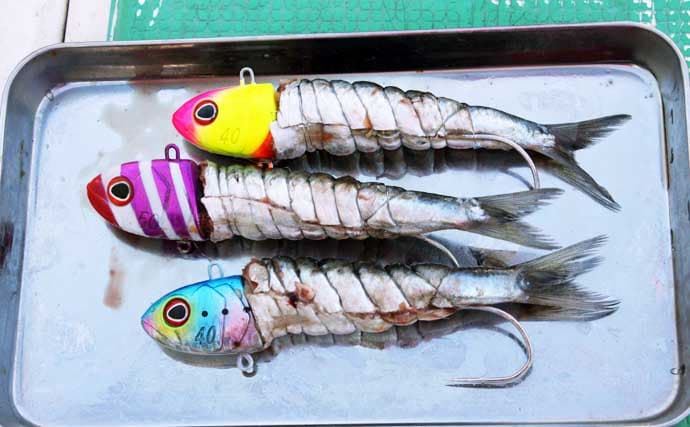 東京湾のテンヤタチウオ釣りで良型交じり4尾キャッチ【鴨下丸】「止め」で食わせた激渋攻略