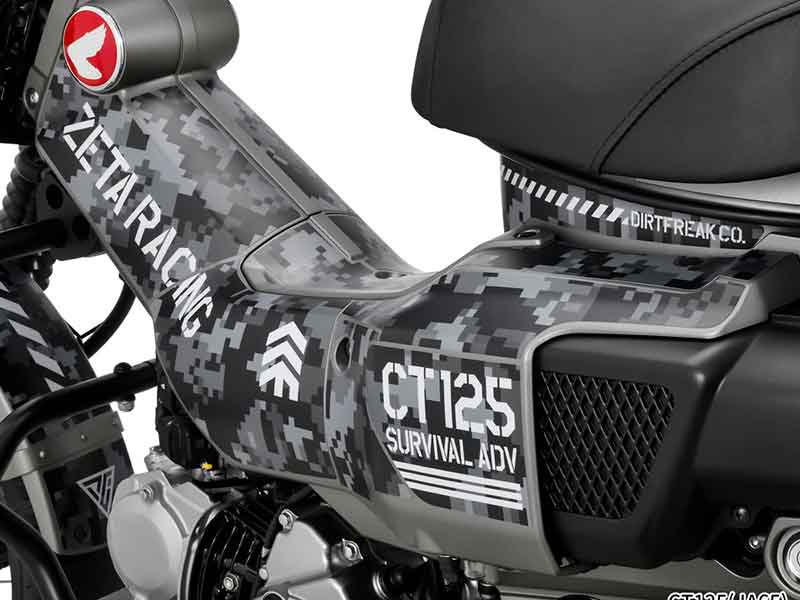 デジカモ柄でイメージチェンジ！ CT125ハンターカブ用「グラフィックキット」がダートフリークから登場 メイン