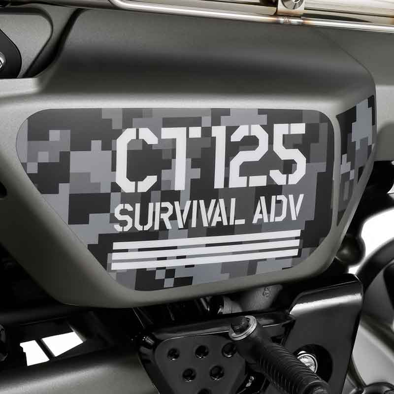デジカモ柄でイメージチェンジ！ CT125ハンターカブ用「グラフィックキット」がダートフリークから登場 記事1