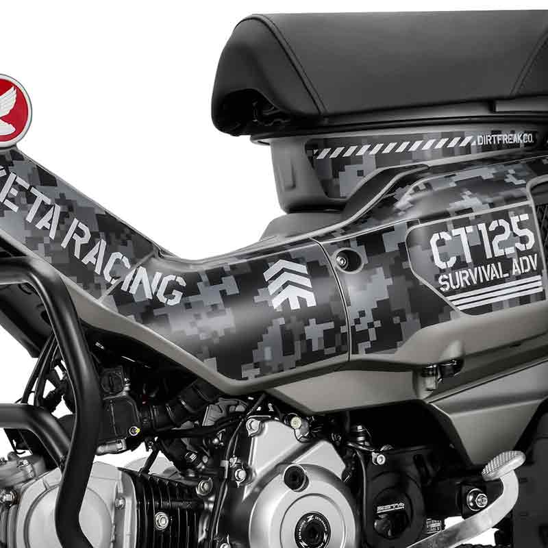 デジカモ柄でイメージチェンジ！ CT125ハンターカブ用「グラフィックキット」がダートフリークから登場 記事4