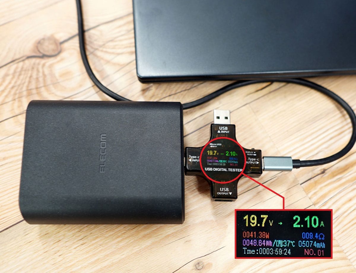 発火の心配なし!? エレコムの“安全系”モバイルバッテリー2機種を実際に充電テストしてみたの画像10