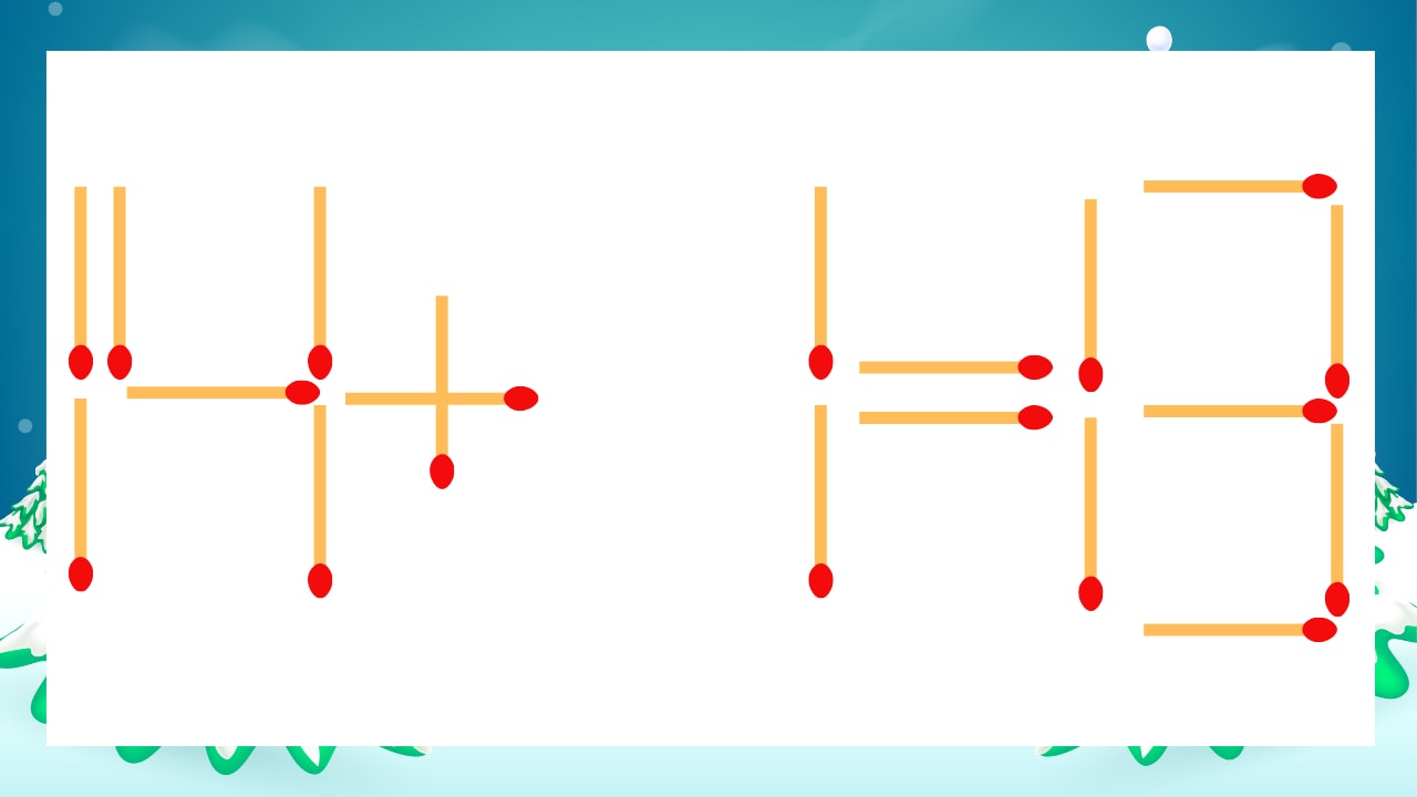 【マッチ棒クイズ】1本だけ動かして正しい式に：14-1=15？の画像