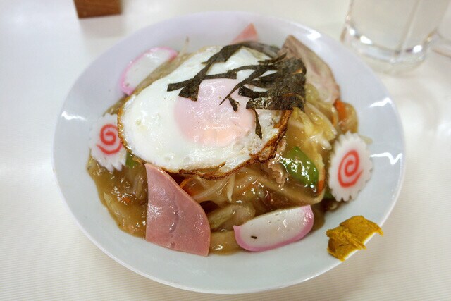 「五目硬そば」