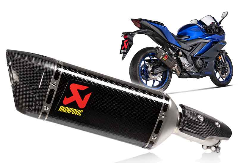 アクラポヴィッチ製「政府認証マフラー」アクティブで予約受付中！ YZF-R25／MT-25、SV650／X用が年式更新 記事1