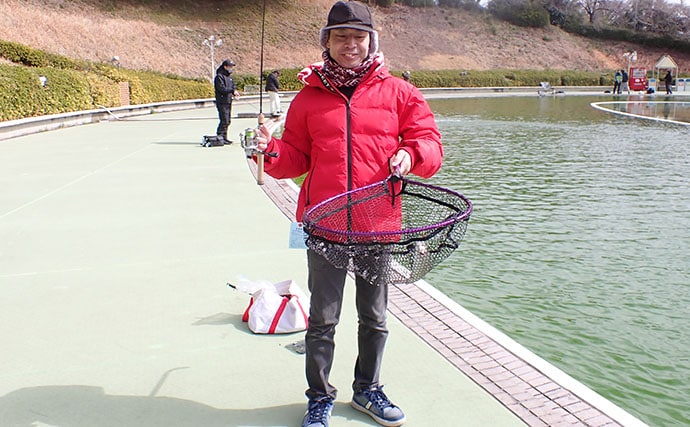 『多摩湖駅前FA』でのフライフィッシング釣行でニジマス「つ抜け」達成！